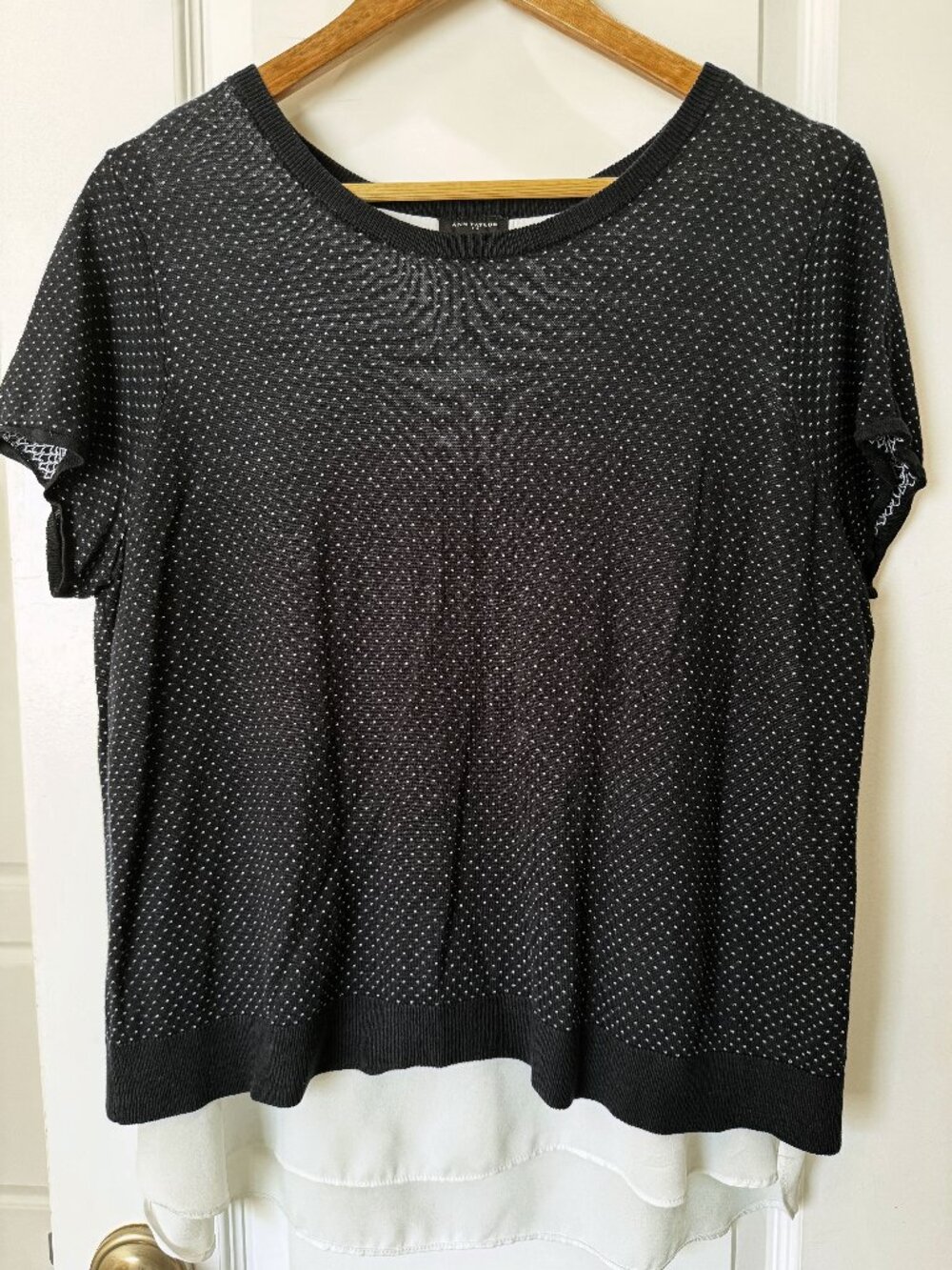Ann Taylor Factory polka-dot blouse